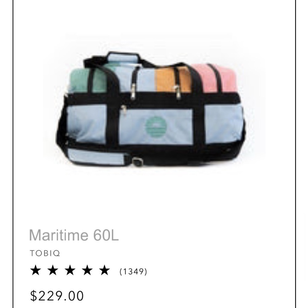 Tobiq Maritime 60L Duffel Bag - Multicolor